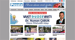 Desktop Screenshot of duzcepusula.com
